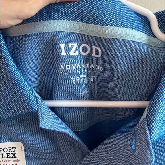 IZOD Advantage Performance Polo Preppy Natural Stretch Size Large NWT - Picture 2 of 5